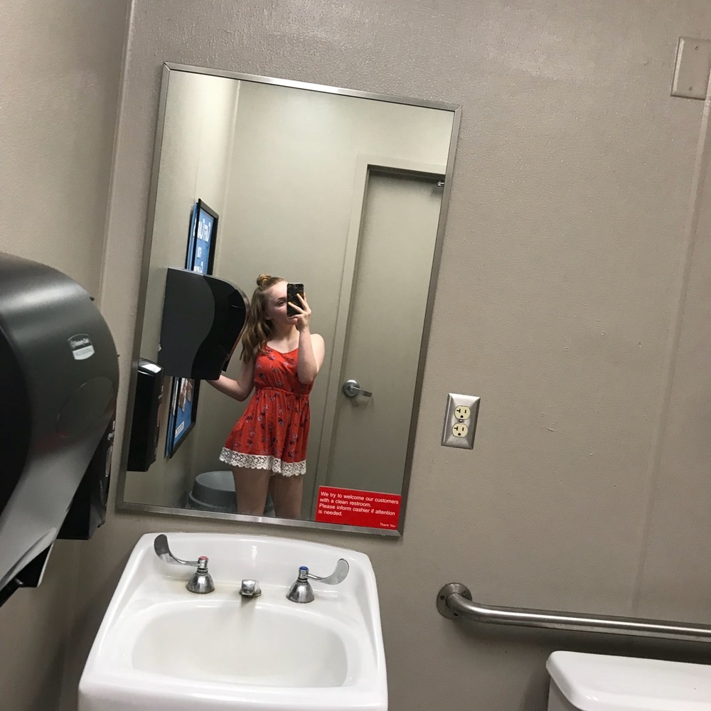 orange romper!